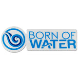 BORNOFWATER Clear Logo Sticker