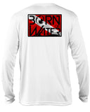 BORNOFWATER Circling Hammerhead Dive Flag UV UPF 50+ Shirt