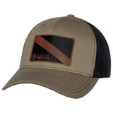 BORNOFWATER Dive Flag Leather Patch Hat
