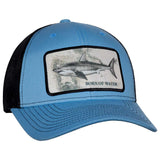 BORNOFWATER Great White Shark Patch Hat