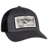 BORNOFWATER Great White Shark Patch Hat