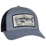 BORNOFWATER Great White Shark Patch Hat