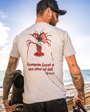 BORNOFWATER Scuba Diving T-Shirt: Lobster