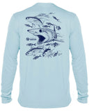 BORNOFWATER Mako Shark: Men's UV Shirt
