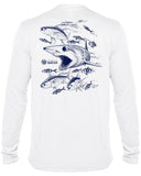 BORNOFWATER Mako Shark: Men's UV Shirt
