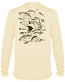 BORNOFWATER Mako Shark: Men's UV Shirt