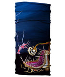 BORNOFWATER Neck Gaiter - Jellyfish vs Anglerfish