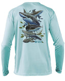 BORNOFWATER Shark Scuba Diving UV UPF+ 50 Shirt: Misunderstood Beauty