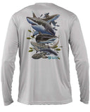 BORNOFWATER Shark Scuba Diving UV UPF+ 50 Shirt: Misunderstood Beauty