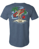 BORNOFWATER Skeleton Hand - Shaka Dive Tank T-Shirt