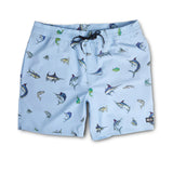 PELAGIC The Dockside Elastic Waist Boardshorts