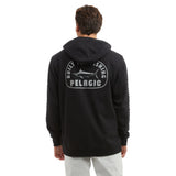 PELAGIC  Marlin Stamp Pullover Fleece Hoodie