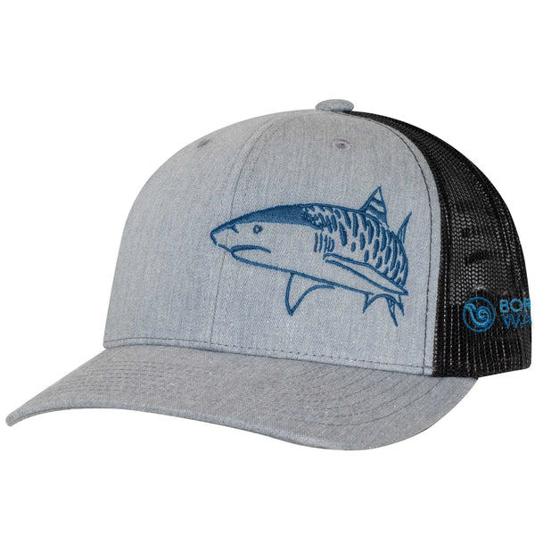 BORNOFWATER Tiger Shark Scuba Diving Trucker Hat