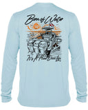 BORNOFWATER Hard Dock Life: Men's UV Rashguard Shirt
