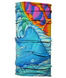 BORNOFWATER Neck Gaiter - Surf Wave