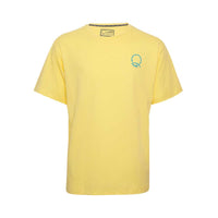 Qassar Half Sleeve Cotton T-Shirt - Crab Yellow