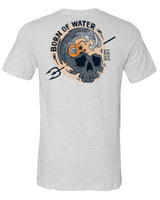 BORNOFWATER Skull Wave T-Shirt