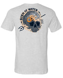 BORNOFWATER Skull Wave T-Shirt