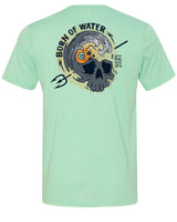 BORNOFWATER Skull Wave T-Shirt